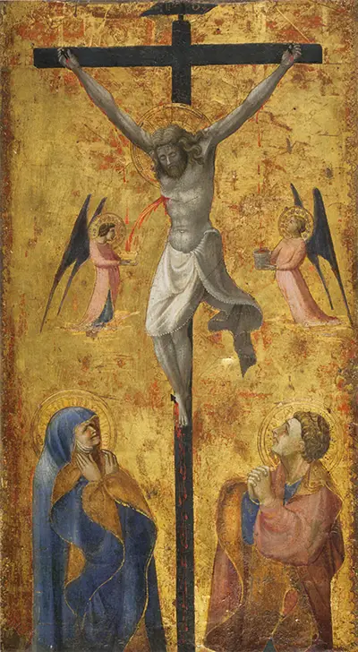 Crucifixion with Two Angels Paolo Uccello